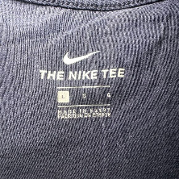 Nike Sportswear Tee Men's Size Large Standard Fit Blue Beaverton Oregon 1972 NEW - Picture 4 of 5
